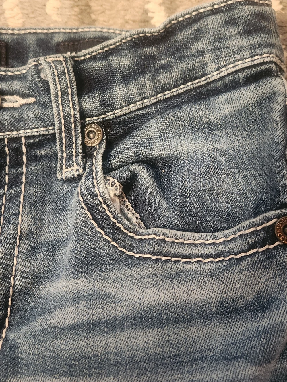 BKE Connor Bootcut Boys Jeans Size 14 Western